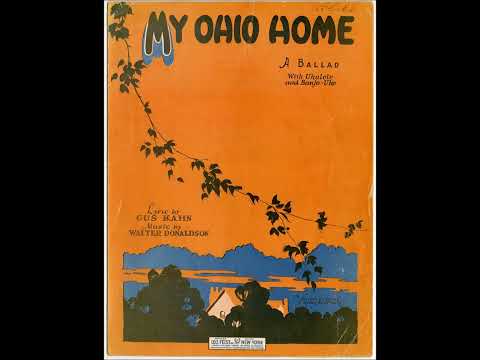 Jean Goldkette - My Ohio Home 1927 (Hoagy Carmichael on Vocals) (Gus Kahn & Walter Donaldson)