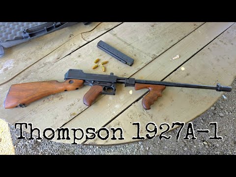 Auto Ordnance Thompson 1927A-1 Review \u0026 Shoot .45acp