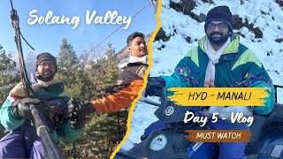 Must watch before visiting Solang Valley Activities | Hyderabad to Manali Day 5 Vlog