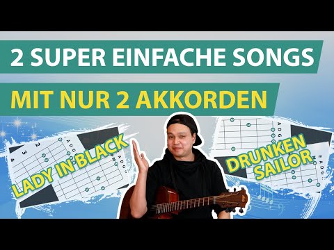 2 SUPER EASY songs on the guitar with ONLY 2 chords (Ideal for beginners)