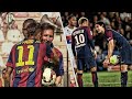 Neymar with messi vs Neymar with cavani • The difference|HD