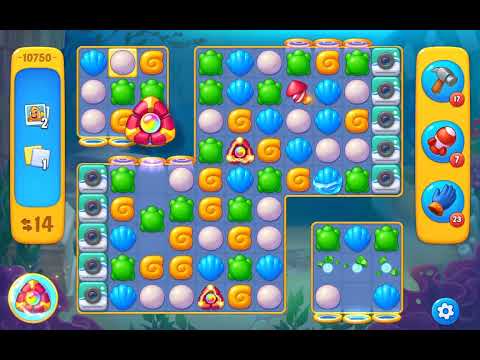 Relaxing fishdom gameplay level 10750 🐟