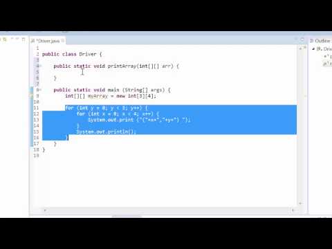 2d Arrays In Java Tutorial 14