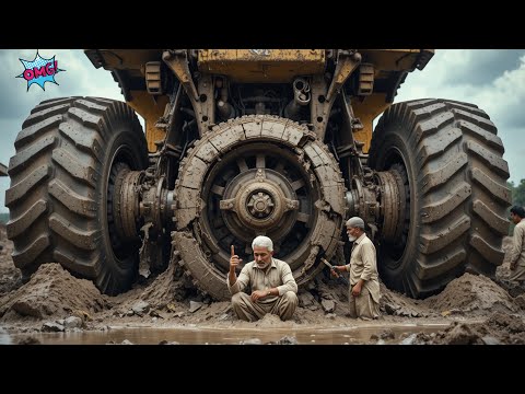 Broken Loader Rear Axle Gears in a Remote Mountain — You Won’t Believe How It’s Fixed