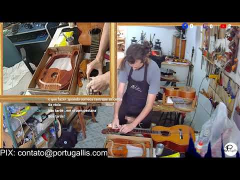 Conversa com o Luthier! Viola do Tião Carreiro - Ajuste de violino, Harpa e Violão!  Live #14