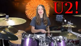 U2 ∞ New Years Day ∞ Drum Cover By Simone Lockhart