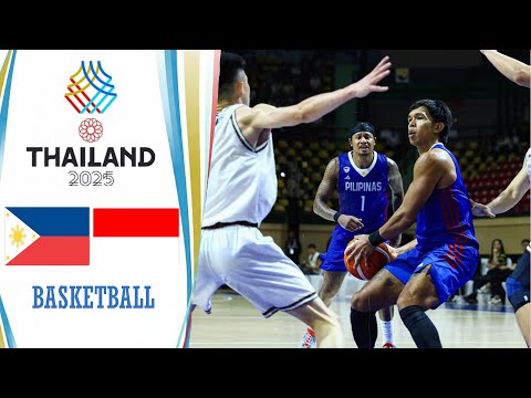 Philippines vs Indonesia Highlights | Men's Basketball Sea Games 2025
