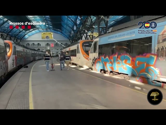 Detenidas 20 personas por delitos de daños cometidos en instalaciones y trenes