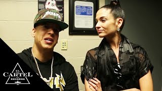 Daddy Yankee vacilando con Natalia Jiménez (Behind the Scenes)