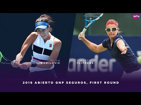 Olga Danilovic vs. Kirsten Flipkens | 2019 Monterrey Open First Round | WTA Highlights