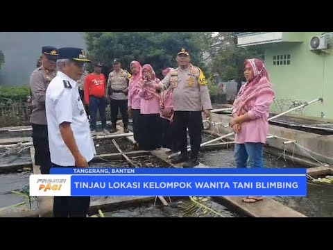 KAPOLSEK CILEDUG TINJAU LOKASI KETAHANAN PANGAN DI KWT BLIMBING