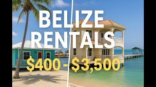 🏡 Belize Rentals Nov, 2025 | Placencia & Ambergris Caye Homes from $400–$3,500 U