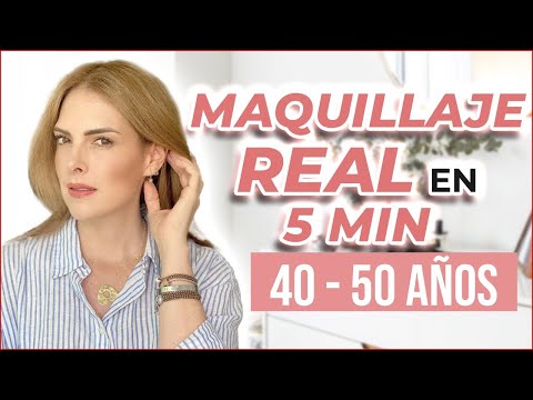 COMO MAQUILLARSE RAPIDO Y SENCILLO EN 5 MINUTOS / TIPS DE BELLEZA A LOS 40 AÑOS