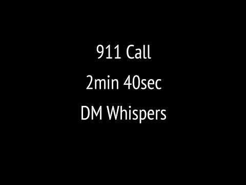 911 Call Excerpt - DM Does NOT Whisper "Poor Kaylee". Crystal Clear Audio!