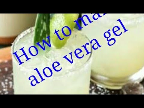 How to make aloe veera gel Video