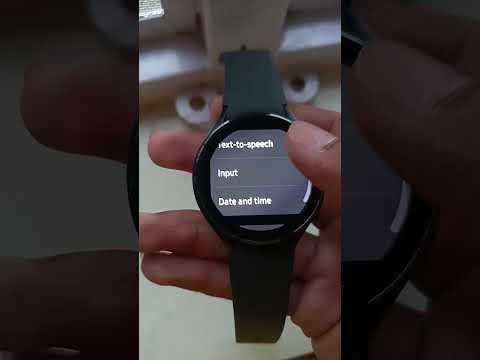how to set date and time in Samsung galaxy watch 4 #viral #trending #samsunggalaxywatch