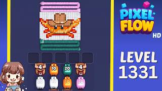 Pixel Flow Level 1331 Solution Walkthrough