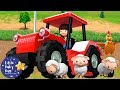 Tractor Song for Kids | LittleBabyBum - Nursery Rhymes for Babies! ABCs and 123s