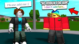 I Followed YOUTUBERS UNDERCOVER To See How NICE They Are.. (Roblox)