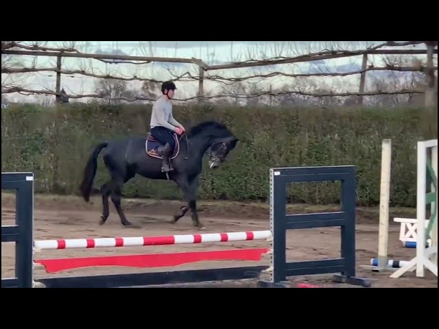 Jumping under the saddle