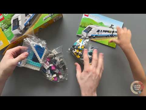 LEGO Creator 40518 High Speed Train Speed Build (FULL) | How to Build LEGO Train