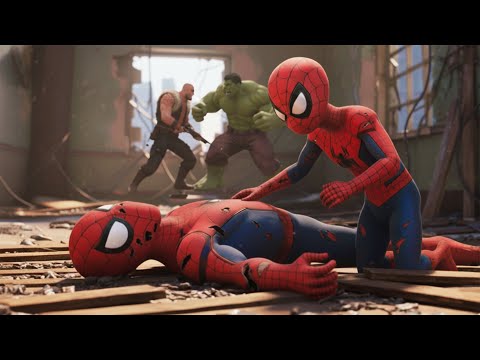 Unexpected team up: Spider-Man &Hulk against Kraven to Save Spidey's Son 😢 | AI superhero Short Film