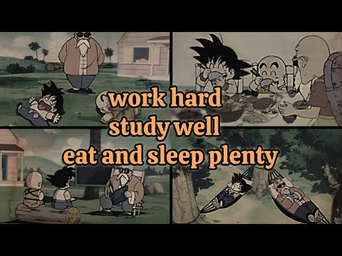 Goku & Krillin's Training with Master Roshi was BEAUTIFUL