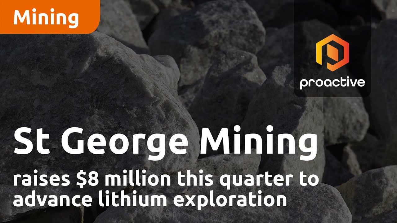 St George Mining raises $8 million this quarter to advance lithium exploration