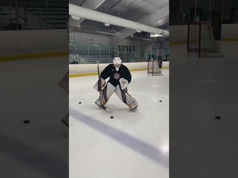 Inside Edge Advanced Goalie Skating Drill by @coachliddell #goalie #goaliecoaches thumbnail