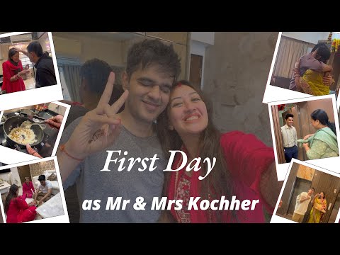 Pehli Rasoi 👩🏻‍🍳// Pag Phera 🙏🏻// Vruti and Vidur