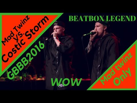 😱🔥 Mad Twinz vs COSTIC STORM #40 | GBBB 2016 Semi Finals | Only Mad Twinz