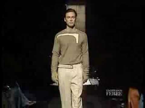 Mauricio Biscaro on Gianfranco Ferre men's show FW 2006-2007
