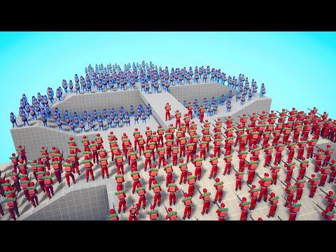 100x RANGED UNIT 🏹 vs 🏹100x RANGED UNIT TOURNAMENT / Totally Accurate Battle Simulator ( TABS )