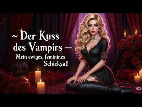 💋🦇 The Vampire's Kiss — From shy boy to immortal vampire princess! 💄👠✨
