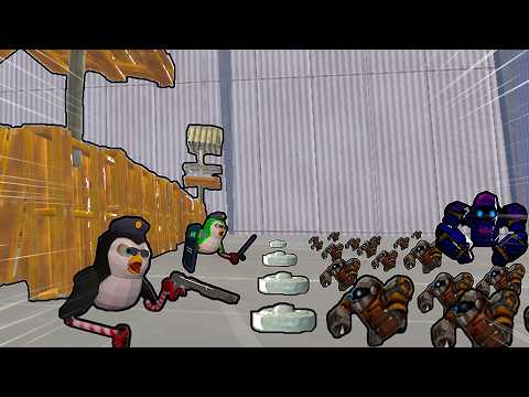 My FORTRESS VS an ARMY of ROBOTS In Animal Company! Timmy lore part3! Timmy strikes back￼!!!
