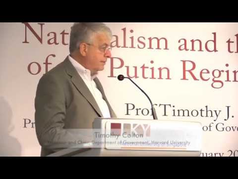 [Lecture] Timothy Colton on Nationalism and the Evolution of the Putin Regime in Russia