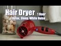 Hair Dryer on Low Sound - White Noise - 1 Hour - Relax, Sleep, Calm Baby
