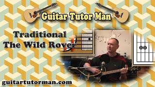 The Wild Rover - Traditional - Acoustic Guitar Lesson - (easy)