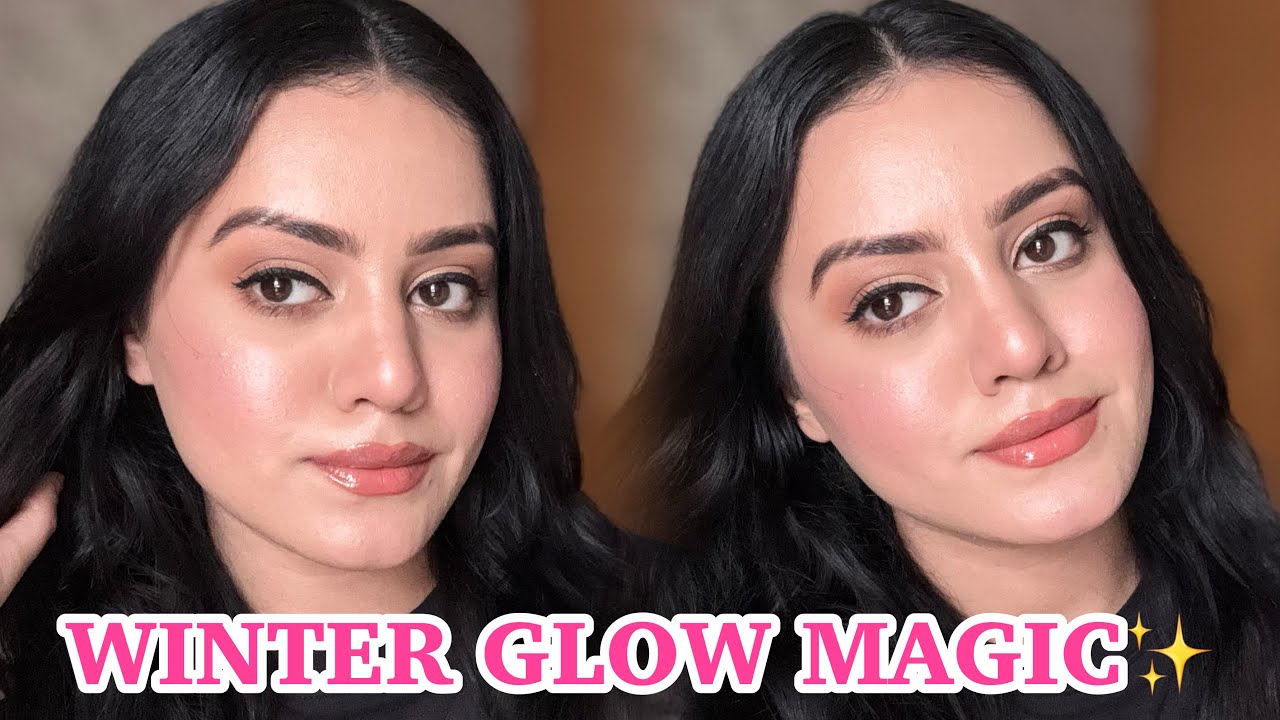 Winter Glow Makeup for All Skin Types | Dewy, Long-Lasting & Hydrated Skin Look ✨ Kp Styles
