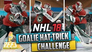 Can a Goalie Get a Hat-Trick in NHL Threes? (NHL 18 Challenge)