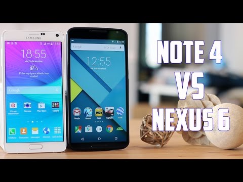 Google Nexus 6 vs Samsung Galaxy Note 4
