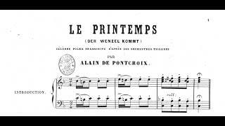 Armand Gouzien- Le Printemps Célèbre Polka « Der Wenzel Kommt » (1874)