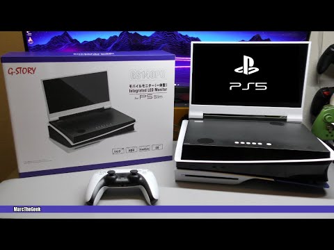 PS5 Slim On The Go with The G-STORY 4K LED Monitor