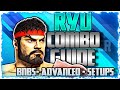 The Only Ryu Combo Guide You Need | BnBs - Advanced - Setups | Street Fighter 6