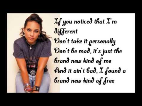 Alicia Keys - Brand New Me [ Lyrice + HD ]