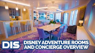 Disney Adventure Cruise Rooms and Concierge Overview