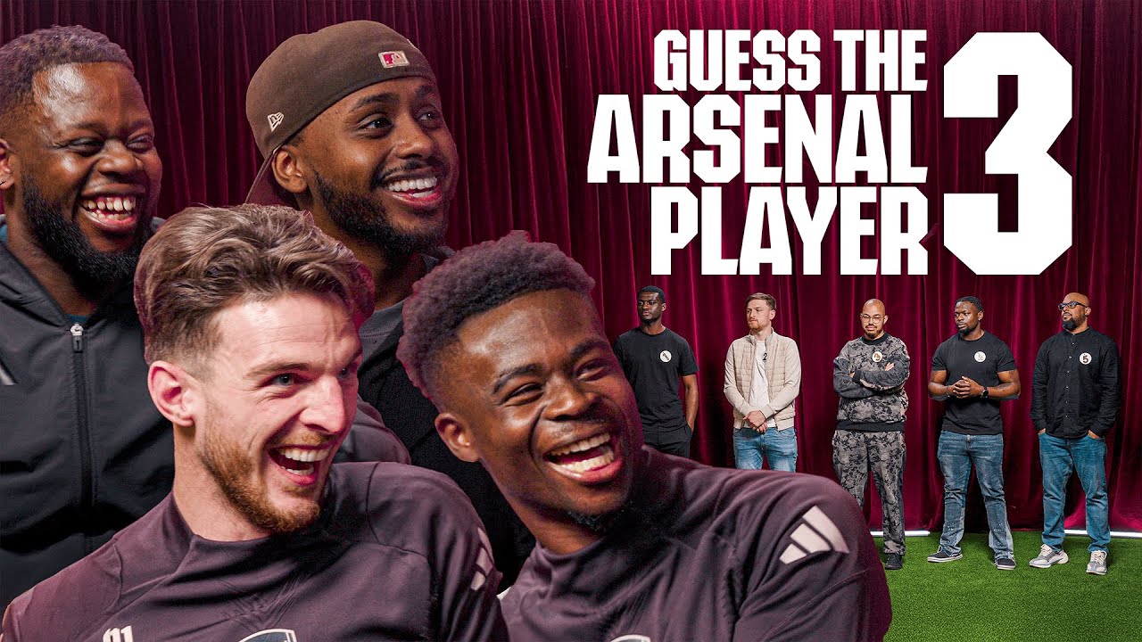 DID THEY GET IT RIGHT?! 🤣 | GUESS THE ARSENAL PLAYER 3 | Declan Rice, Bukayo Saka, Sharky & Frimmy