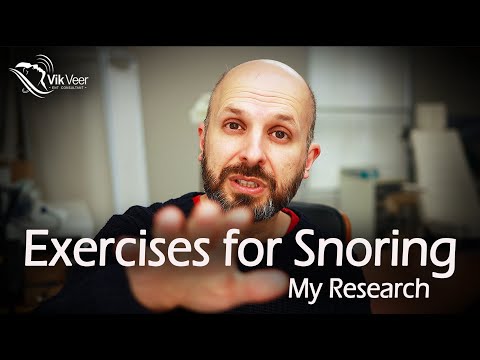 My Research into Snoring Exercises