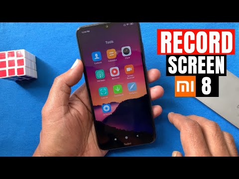 How to Screen Record With Audio in Redmi 8