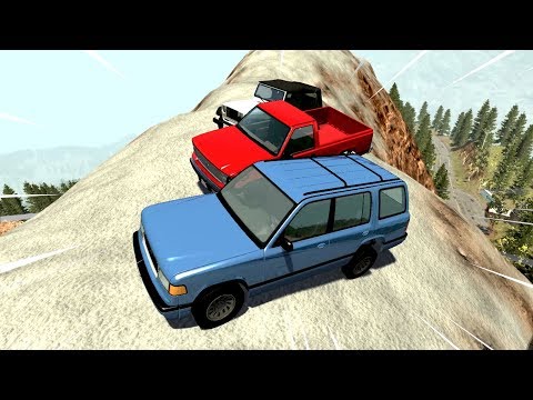 BeamNG.Drive - A SÉRIE QUE NÃO DEU MUITO CERTO (Arremesso sem freio na montanha)